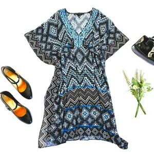 White House Black Market Geometric Swim Coverup